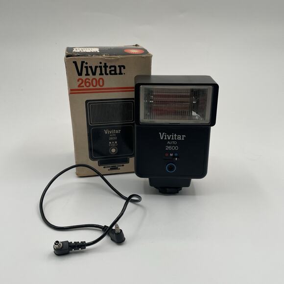Vivitar Auto 2600 Electronic Flash Shoe Mount Tested & Works - Picture 1 of 6
